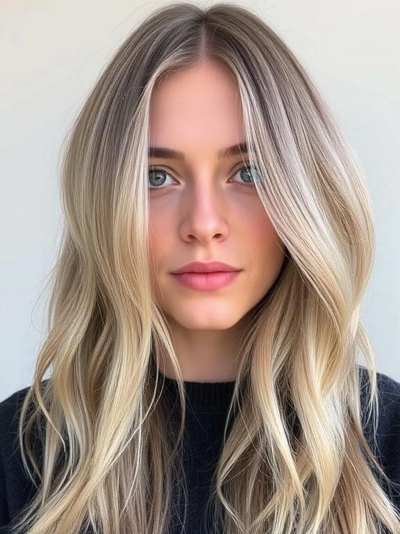 27 Chic Brown Hair with Silver Highlights Ideas for a Fresh and Stylish Look 6 Light Brown with Subtle Silver Hues