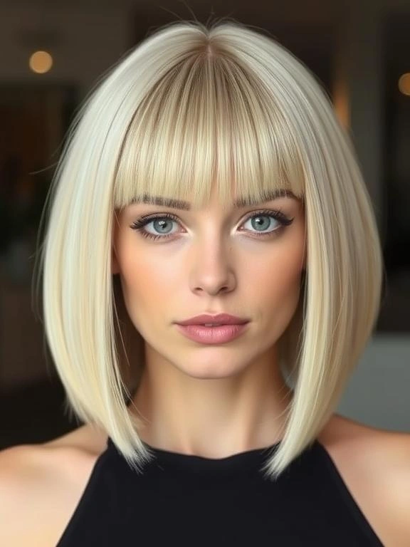 31 Modern Blonde Bob Hairstyles to Elevate Your Look 2 Classic Blonde Bob