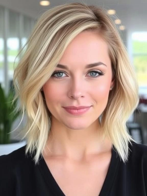 31 Modern Blonde Bob Hairstyles to Elevate Your Look 13 Shoulder-Length Blonde Bob