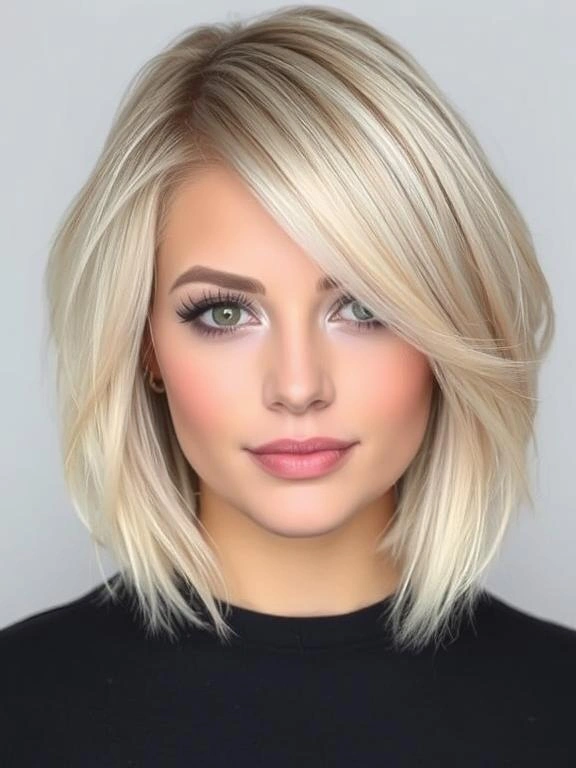 31 Modern Blonde Bob Hairstyles to Elevate Your Look 25 Blonde Bob with Peek-a-Boo Highlights