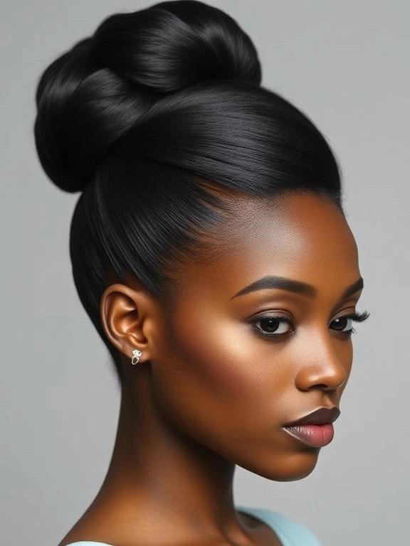 26 Stunning Straight Hairstyles for Black Women: Flaunt Effortless Elegance 16 AM15