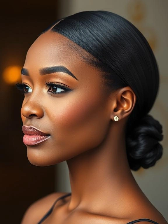 26 Stunning Straight Hairstyles for Black Women: Flaunt Effortless Elegance 20 AM19