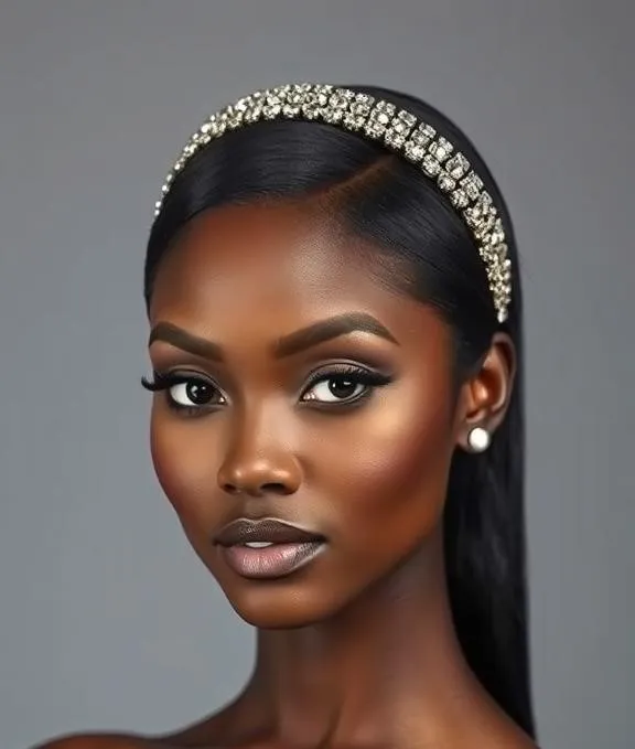 26 Stunning Straight Hairstyles for Black Women: Flaunt Effortless Elegance 22 AM21 1