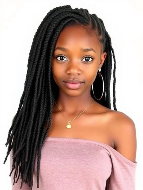 25 Best Picture Day Hairstyles for Black Teenage Girls That Stay Perfect All Day 9 Senegalese Twists