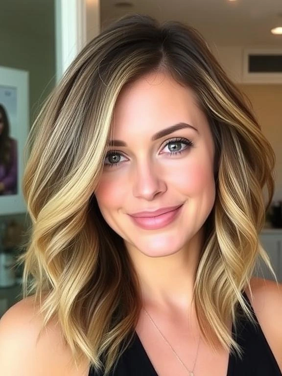 25 Medium-Length Haircuts for Round Faces That Flatter and Define 20 AW19