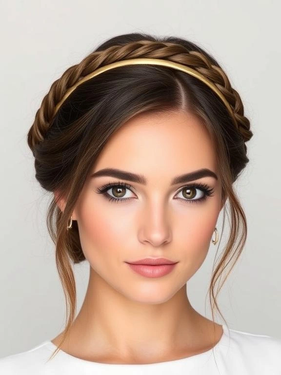25 Gorgeous Thick Headband Hairstyles for a Polished Look 14 AX13