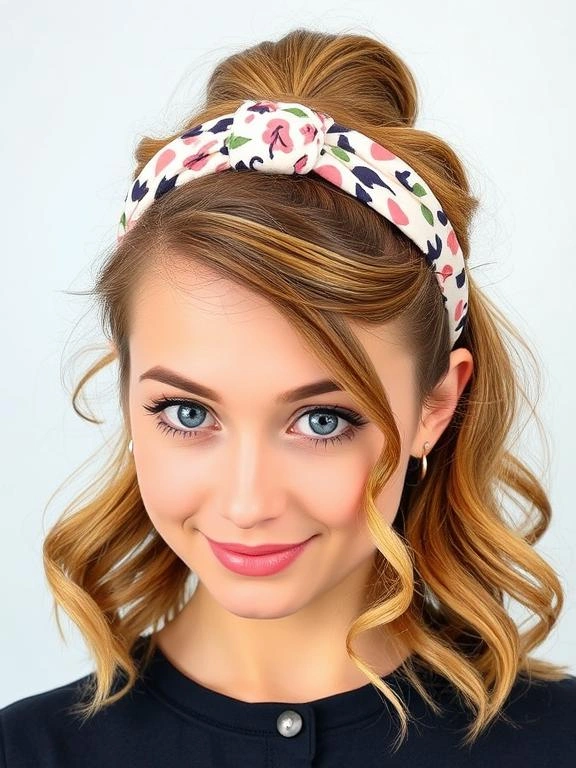 25 Gorgeous Thick Headband Hairstyles for a Polished Look 8 AX7
