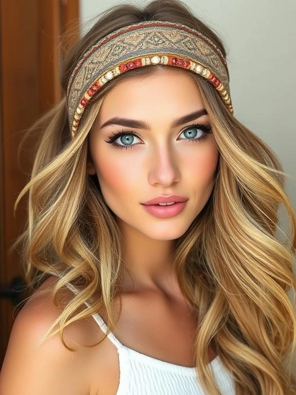 25 Gorgeous Thick Headband Hairstyles for a Polished Look 10 AX9