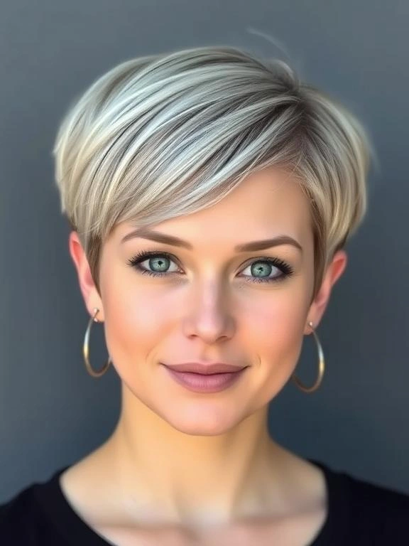 25 Flattering Bob Hairstyles for Round Faces 22 BA23