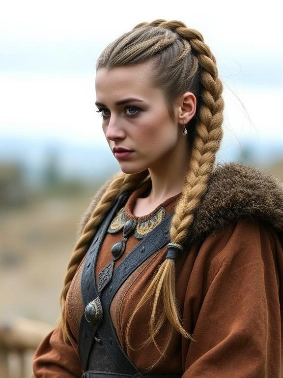 25 Fierce Viking-Inspired Styles for Short-Haired Women 6 BB5 1
