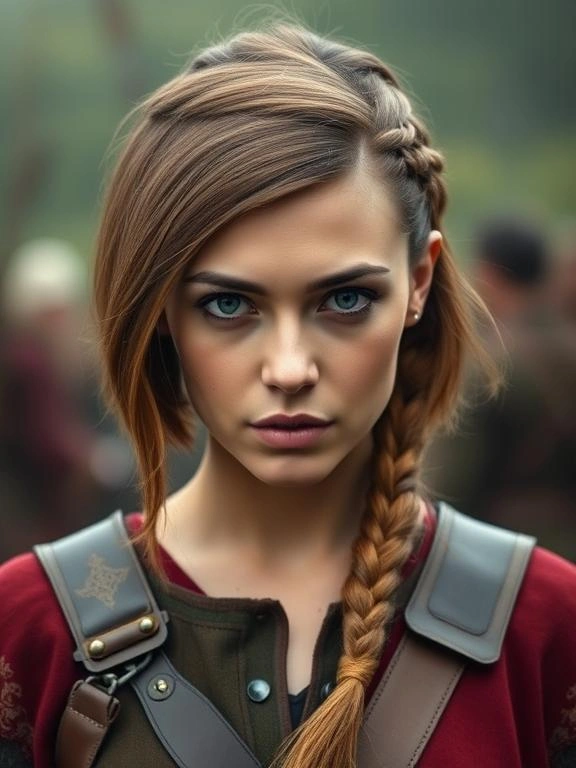 25 Fierce Viking-Inspired Styles for Short-Haired Women 8 BB7 1