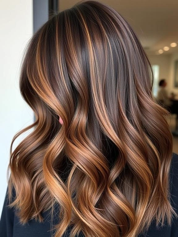 23 Stunning Dark Caramel Balayage Hairstyles to Give Depth and Dimension to Your Locks 2 BD1
