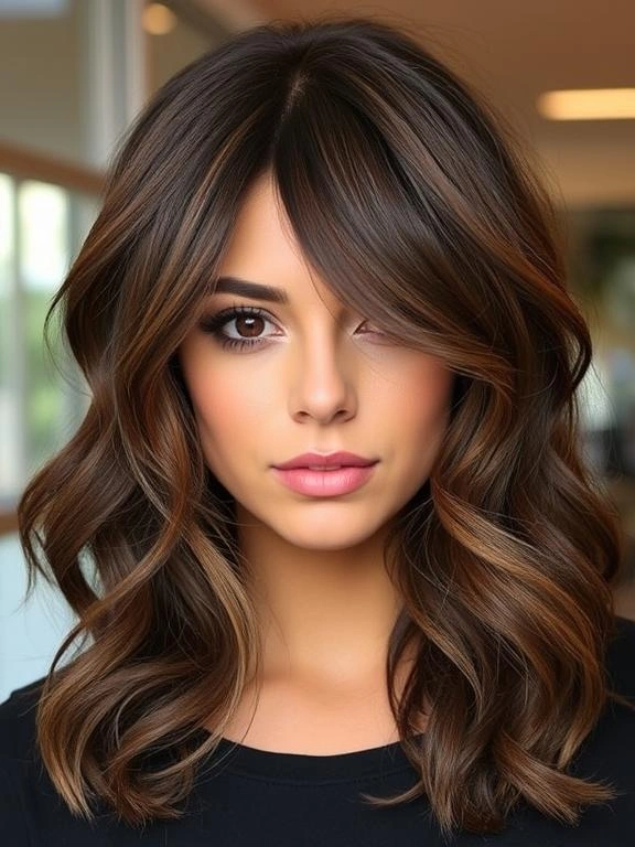 23 Stunning Dark Caramel Balayage Hairstyles to Give Depth and Dimension to Your Locks 4 BD3