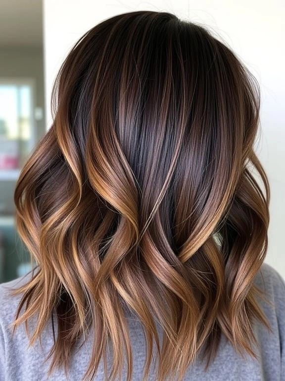 23 Stunning Dark Caramel Balayage Hairstyles to Give Depth and Dimension to Your Locks 5 BD4