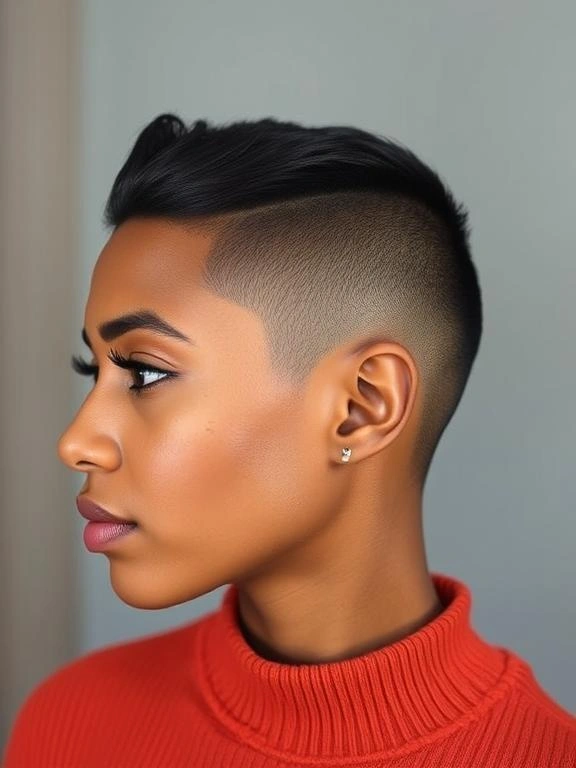 21 Bold One-Side-Shaved Hairstyles for Black Women: Stunning Ideas to Elevate Your Look 16 BG15