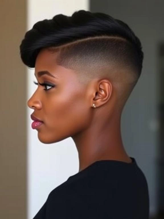 21 Bold One-Side-Shaved Hairstyles for Black Women: Stunning Ideas to Elevate Your Look 17 BG16