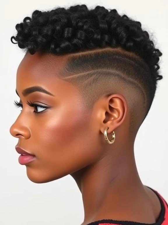 21 Bold One-Side-Shaved Hairstyles for Black Women: Stunning Ideas to Elevate Your Look 19 BG18