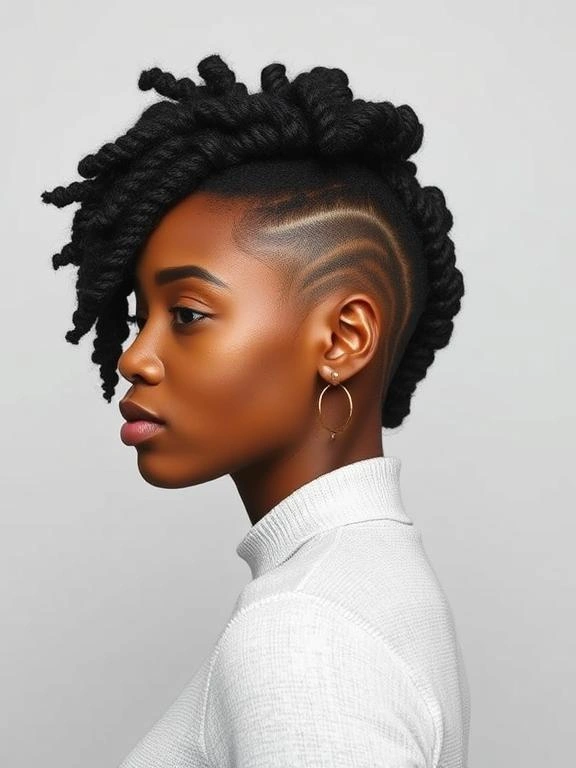 21 Bold One-Side-Shaved Hairstyles for Black Women: Stunning Ideas to Elevate Your Look 20 BG19