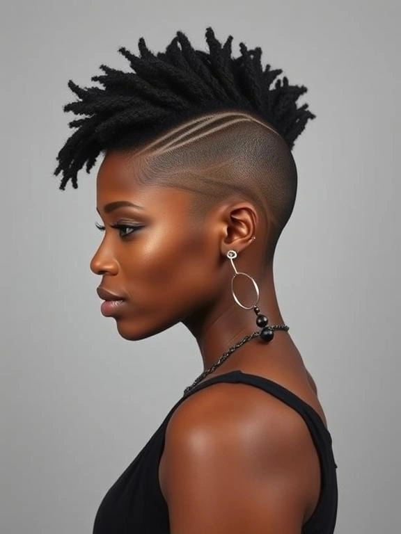 21 Bold One-Side-Shaved Hairstyles for Black Women: Stunning Ideas to Elevate Your Look 3 BG2