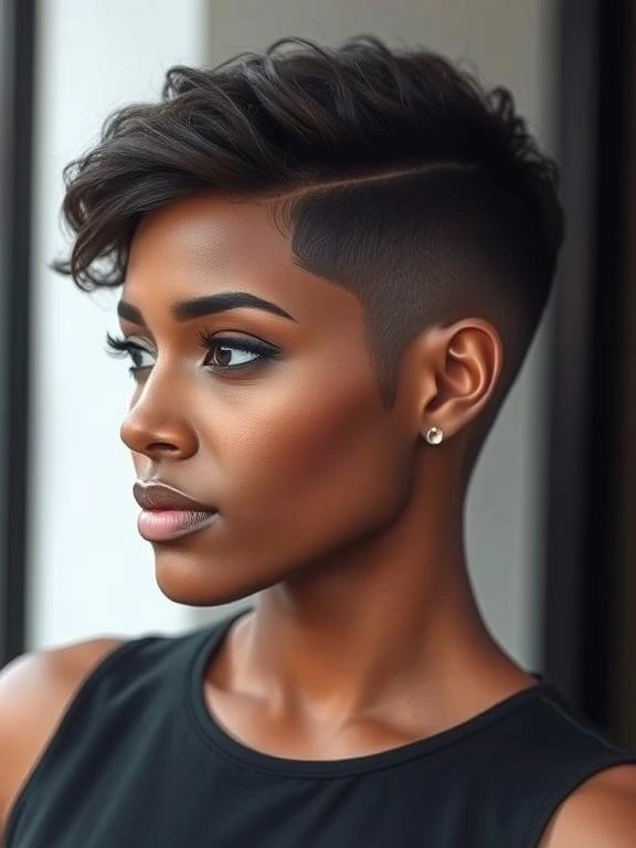 21 Bold One-Side-Shaved Hairstyles for Black Women: Stunning Ideas to Elevate Your Look 21 BG20