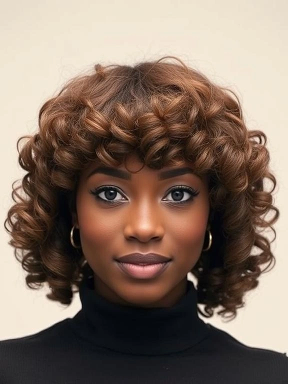 25 Bob with Bangs Hairstyles for Black Women: Modern and Stylish Options 5 BG4 1