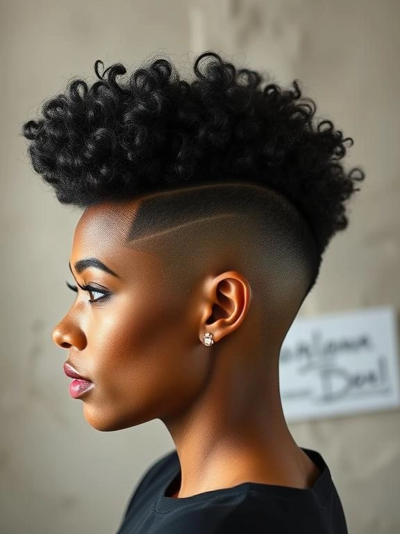 21 Bold One-Side-Shaved Hairstyles for Black Women: Stunning Ideas to Elevate Your Look 9 BG8