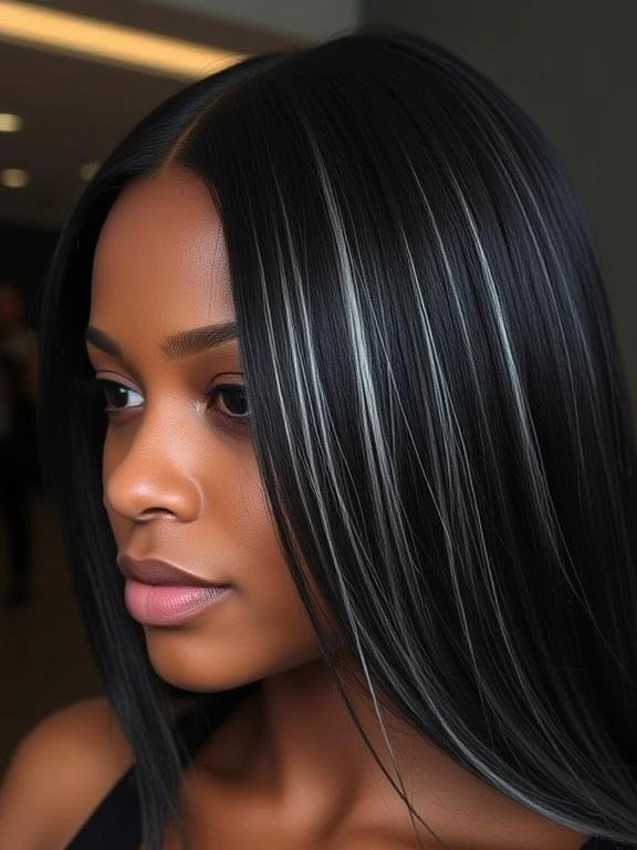 Peekaboo Highlights for Black Women: 23 Stunning Ideas to Elevate Your Look 35 BI10