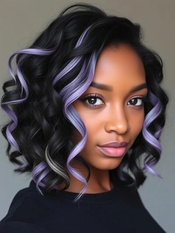 Peekaboo Highlights for Black Women: 23 Stunning Ideas to Elevate Your Look 36 BI11