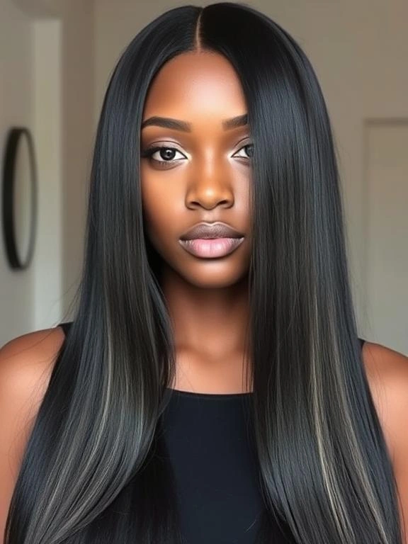 Peekaboo Highlights for Black Women: 23 Stunning Ideas to Elevate Your Look 41 BI16