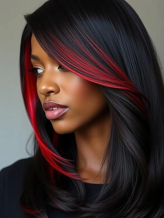Peekaboo Highlights for Black Women: 23 Stunning Ideas to Elevate Your Look 30 BI5