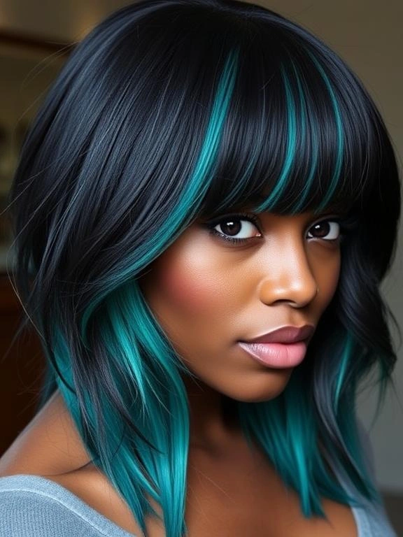Peekaboo Highlights for Black Women: 23 Stunning Ideas to Elevate Your Look 32 BI7