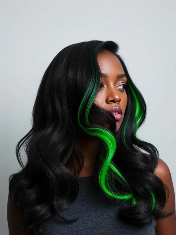 Peekaboo Highlights for Black Women: 23 Stunning Ideas to Elevate Your Look 34 BI9