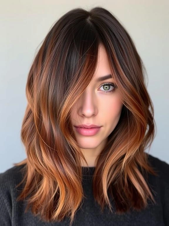26 Gorgeous Red Copper Balayage Ideas: Add Warmth and Radiance to Your Hair 2 BL1