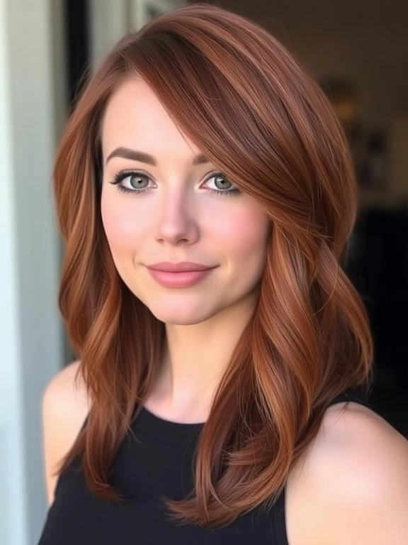 26 Gorgeous Red Copper Balayage Ideas: Add Warmth and Radiance to Your Hair 18 BL17