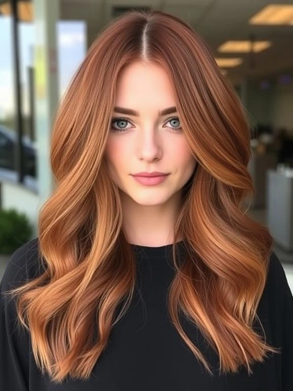 26 Gorgeous Red Copper Balayage Ideas: Add Warmth and Radiance to Your Hair 24 BL23