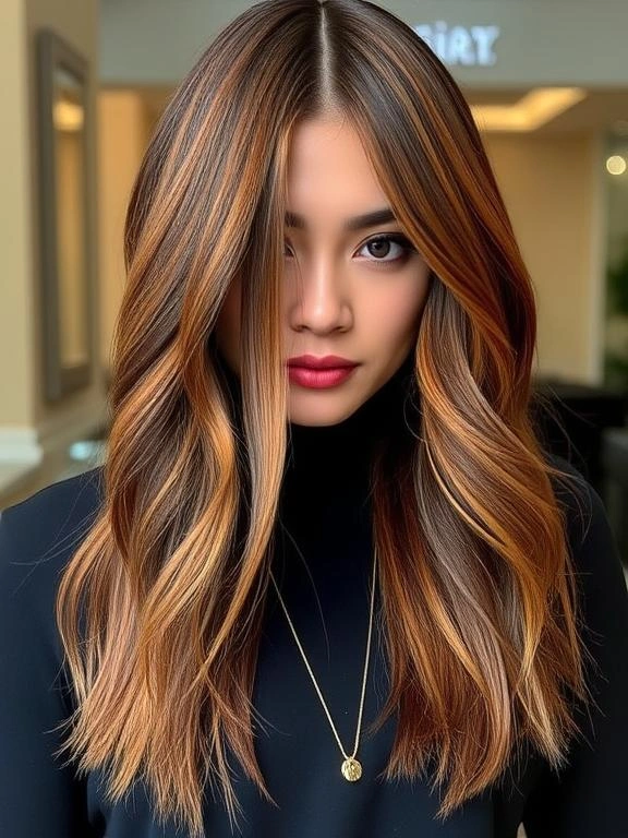 26 Gorgeous Red Copper Balayage Ideas: Add Warmth and Radiance to Your Hair 26 BL25