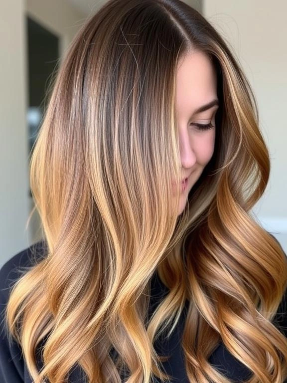 Warm Caramel Balayage with Honey Highlights: 30 Stunning Hairstyle Ideas to Enhance Your Look 33 BR1