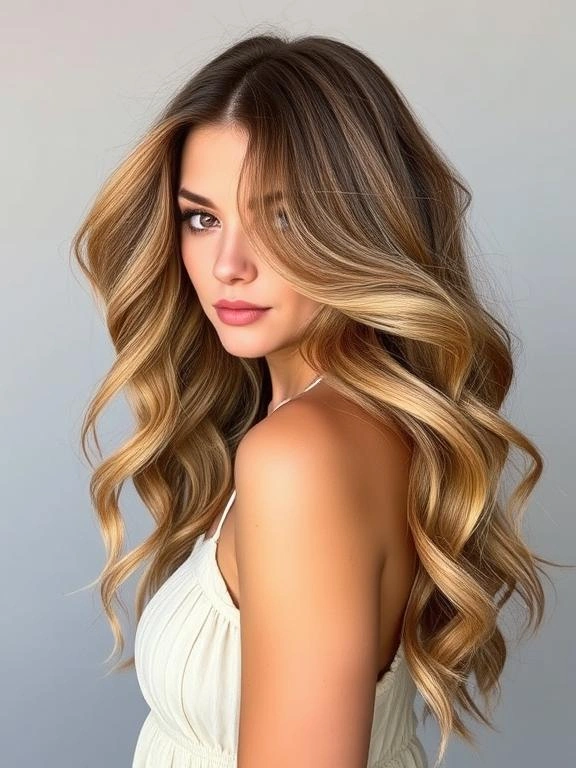 Warm Caramel Balayage with Honey Highlights: 30 Stunning Hairstyle Ideas to Enhance Your Look 51 BR19