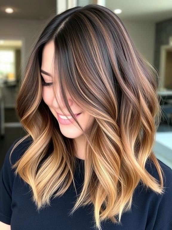Warm Caramel Balayage with Honey Highlights: 30 Stunning Hairstyle Ideas to Enhance Your Look 34 BR2