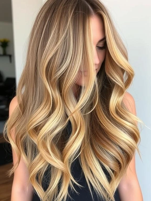 Warm Caramel Balayage with Honey Highlights: 30 Stunning Hairstyle Ideas to Enhance Your Look 62 BR30