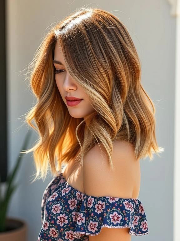 Warm Caramel Balayage with Honey Highlights: 30 Stunning Hairstyle Ideas to Enhance Your Look 37 BR5