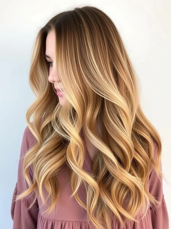 Warm Caramel Balayage with Honey Highlights: 30 Stunning Hairstyle Ideas to Enhance Your Look 38 BR6