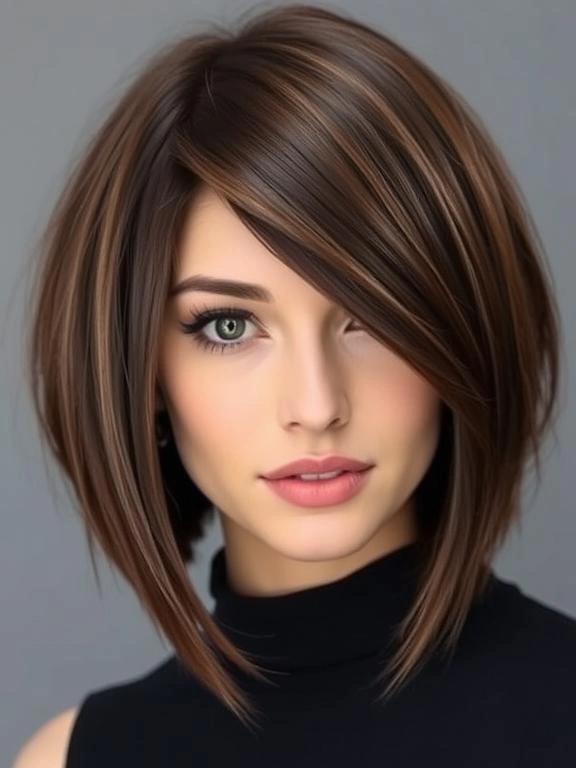 27 Chic Brown Bob Hairstyles to Elevate Your Look 19 F18