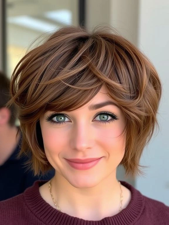 27 Chic Brown Bob Hairstyles to Elevate Your Look 20 F19