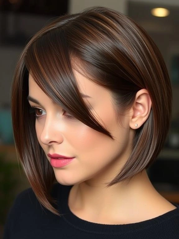 27 Chic Brown Bob Hairstyles to Elevate Your Look 28 F27