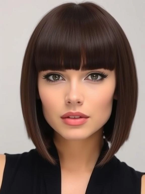 27 Chic Brown Bob Hairstyles to Elevate Your Look 5 F4