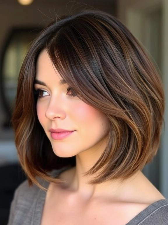 27 Chic Brown Bob Hairstyles to Elevate Your Look 8 F7