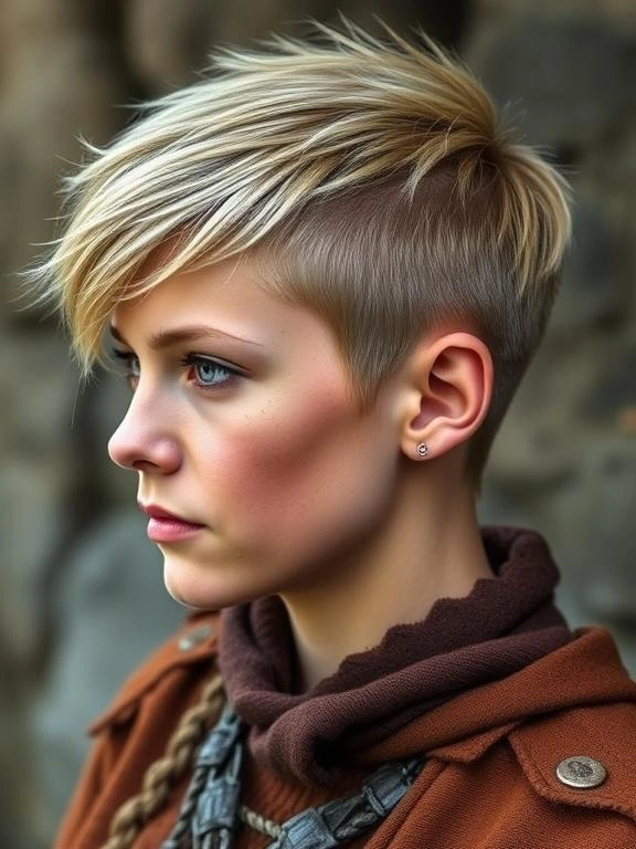 25 Fierce Viking-Inspired Styles for Short-Haired Women 25 bb24 1