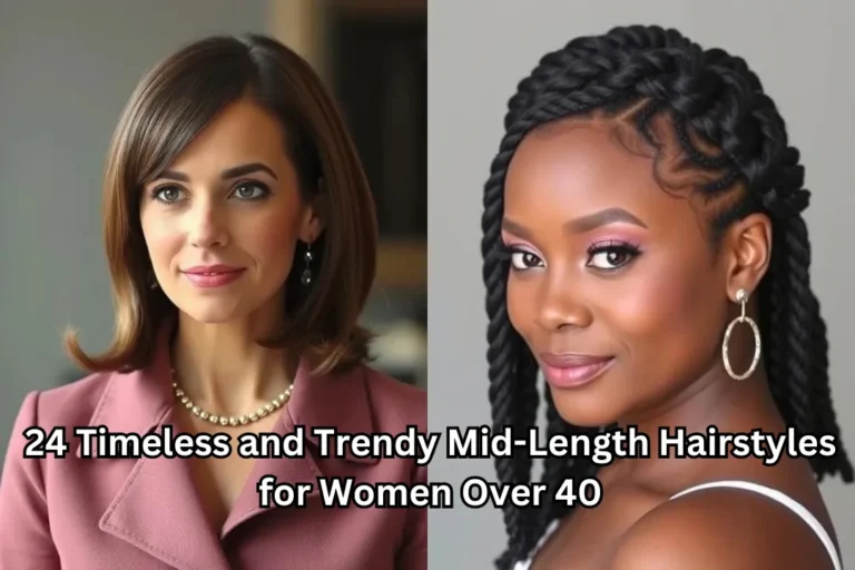 24 Timeless and Trendy Mid-Length Hairstyles for Women Over 40: Chic and Stylish Ideas to Try 24 24 Timeless and Trendy Mid-Length Hairstyles for Women Over 40: Chic and Stylish Ideas to Try