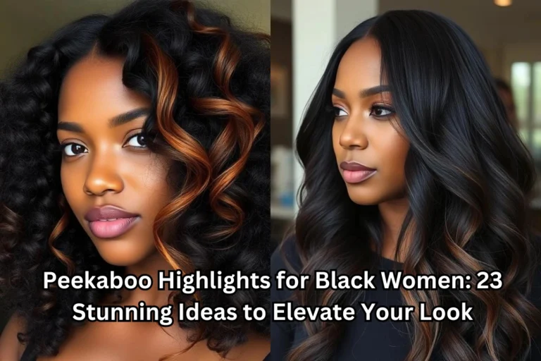 Peekaboo Highlights for Black Women: 23 Stunning Ideas to Elevate Your Look 25 Peekaboo Highlights for Black Women: 23 Stunning Ideas to Elevate Your Look